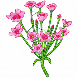 Flowers Embroidery Design 4